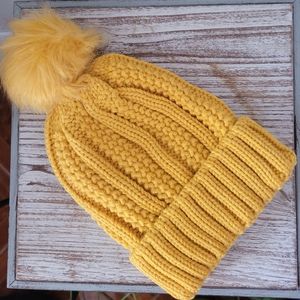 Brand new mustard winter hat!